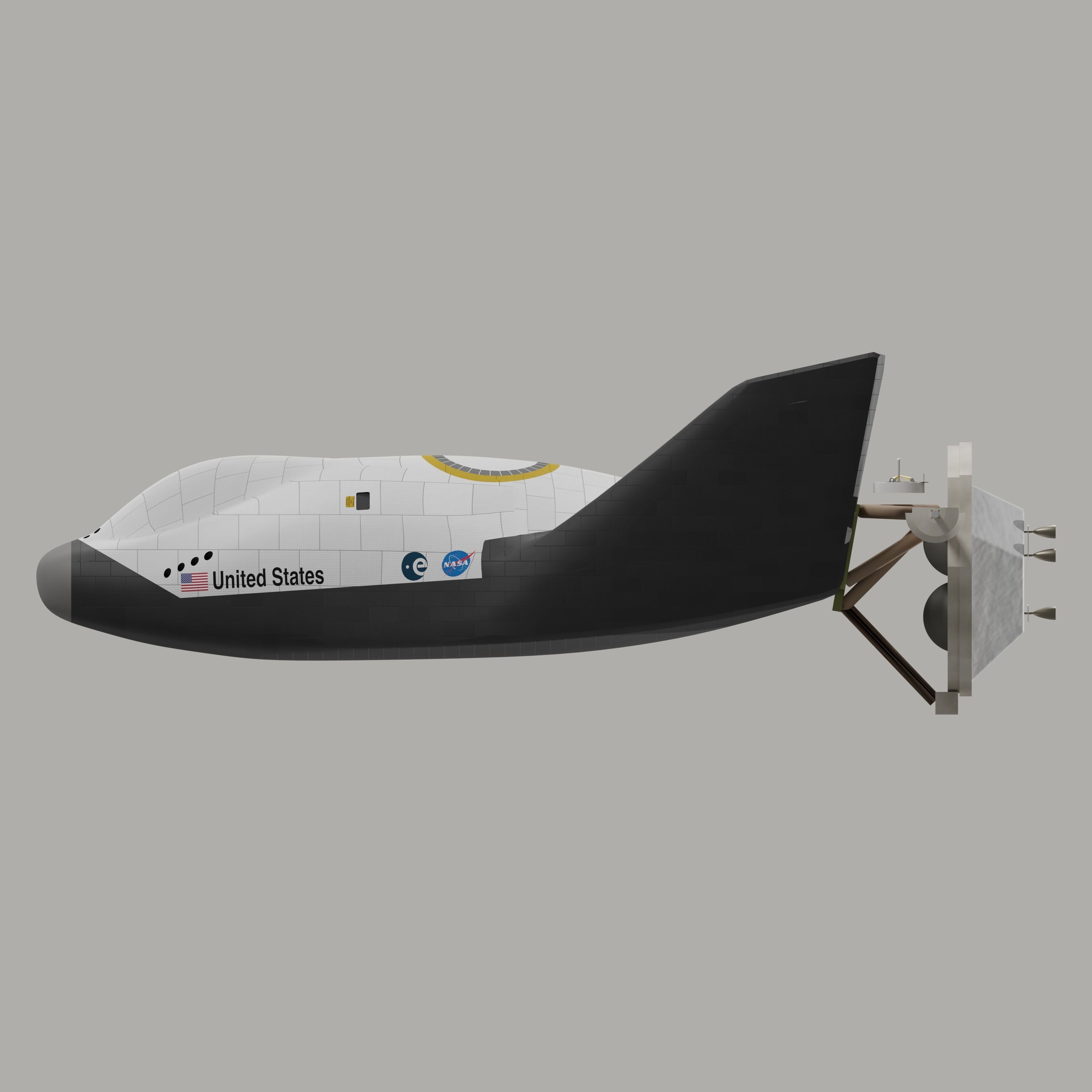 X-38 Crew Return Vehicle 3D model_4