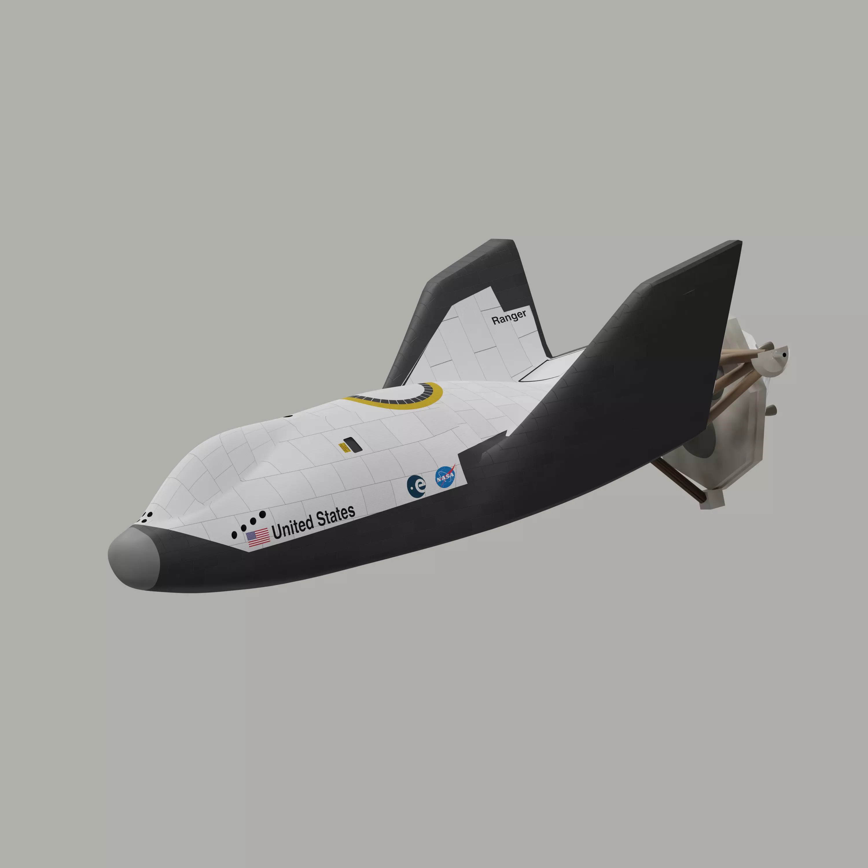 X-38 Crew Return Vehicle 3D model_0