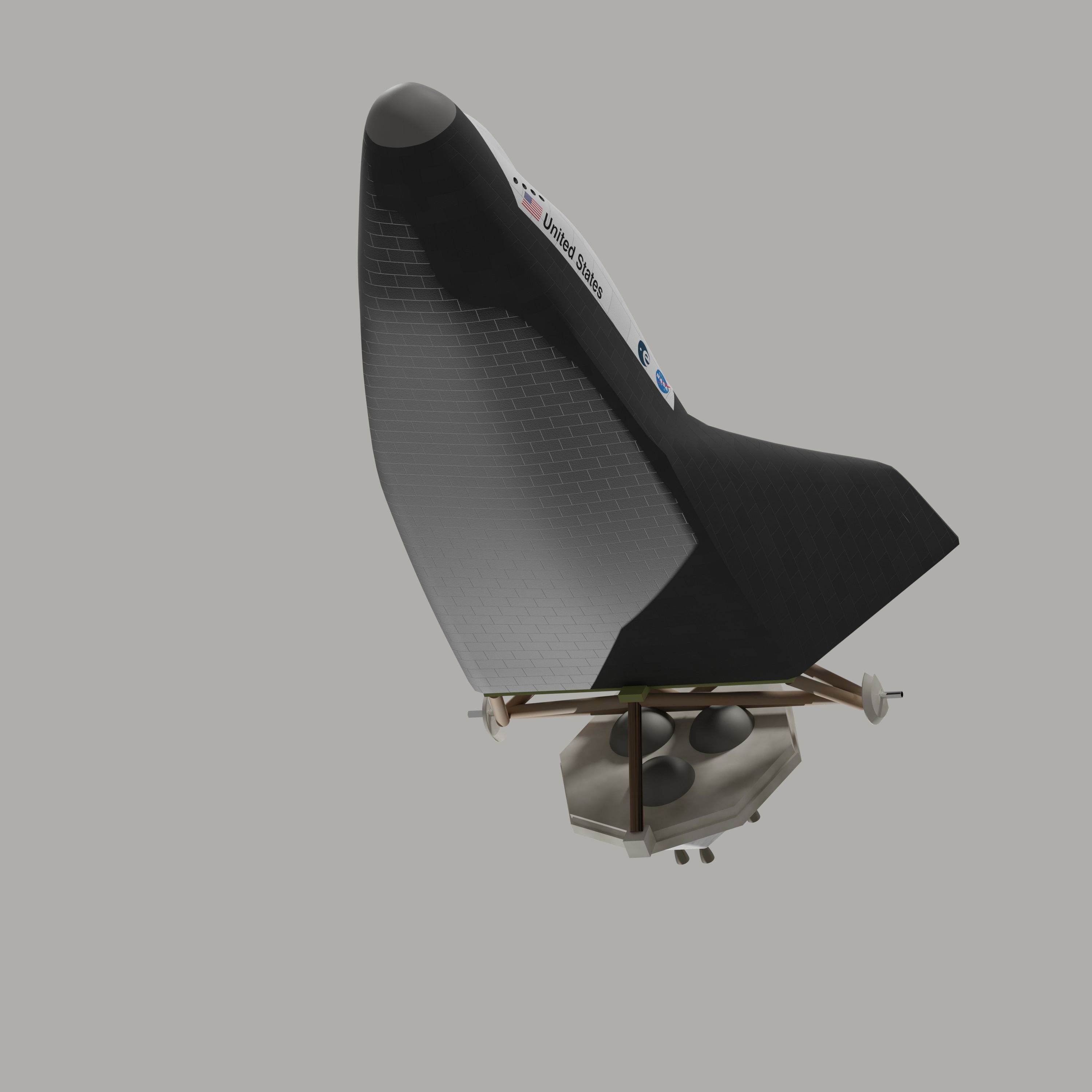 X-38 Crew Return Vehicle 3D model_6