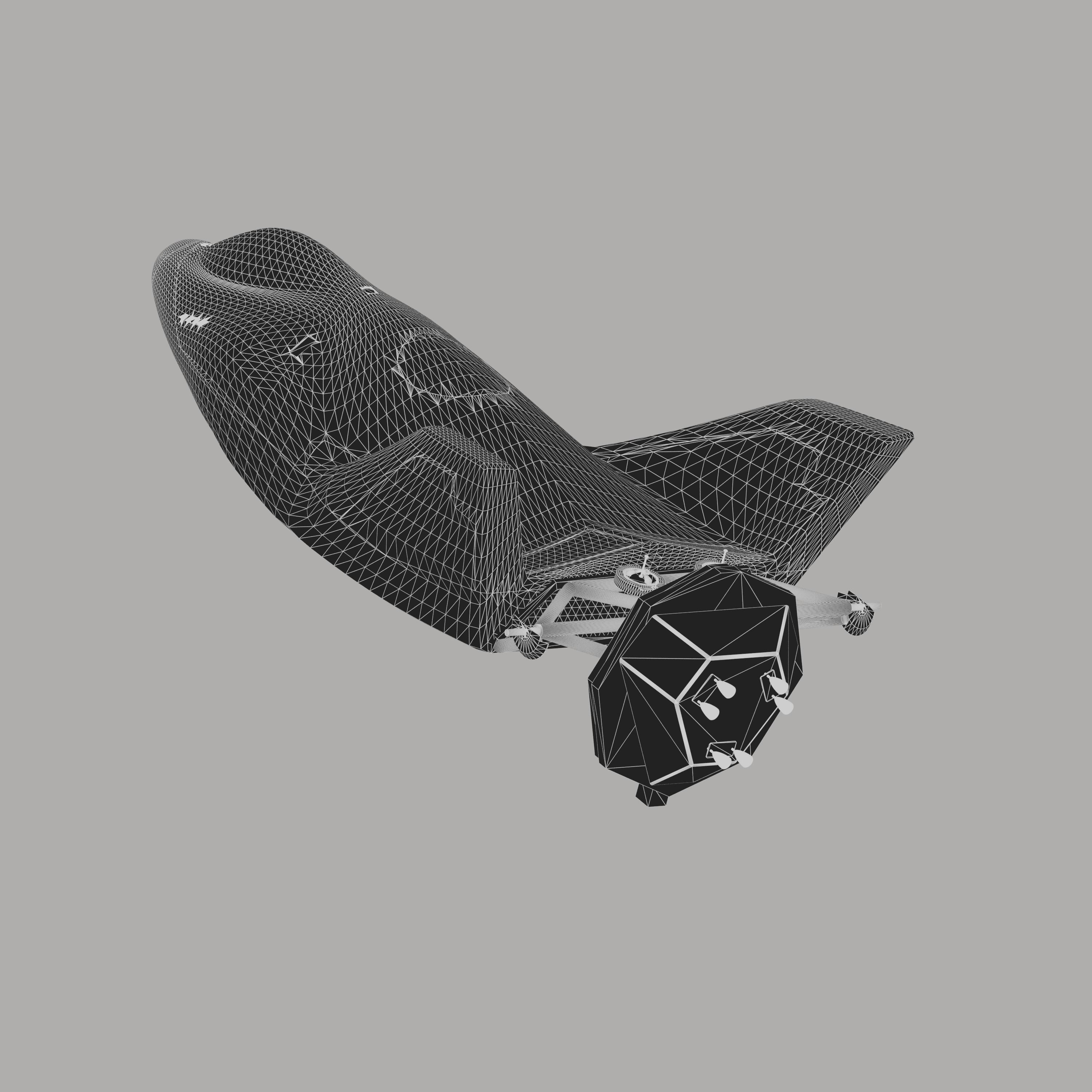 X-38 Crew Return Vehicle 3D model_11