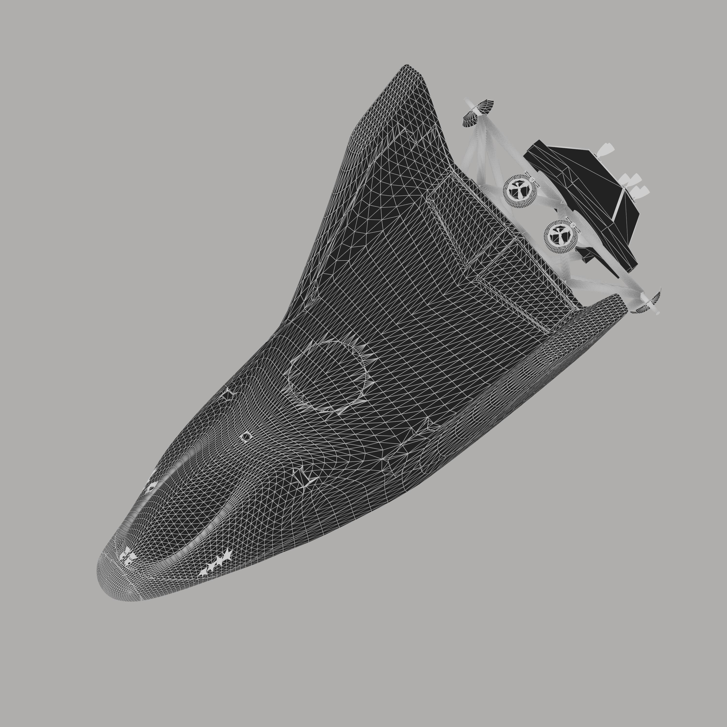 X-38 Crew Return Vehicle 3D model_7