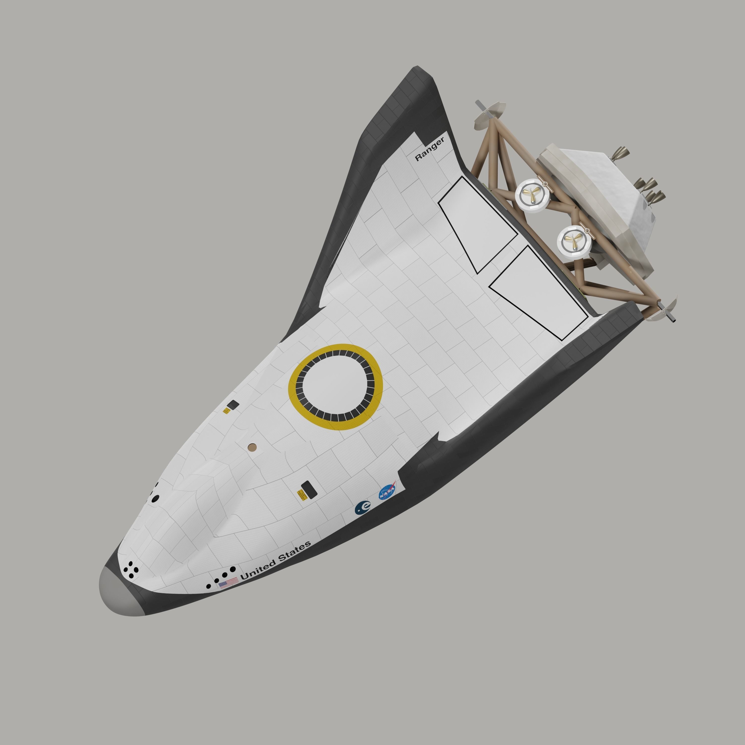 X-38 Crew Return Vehicle 3D model_1