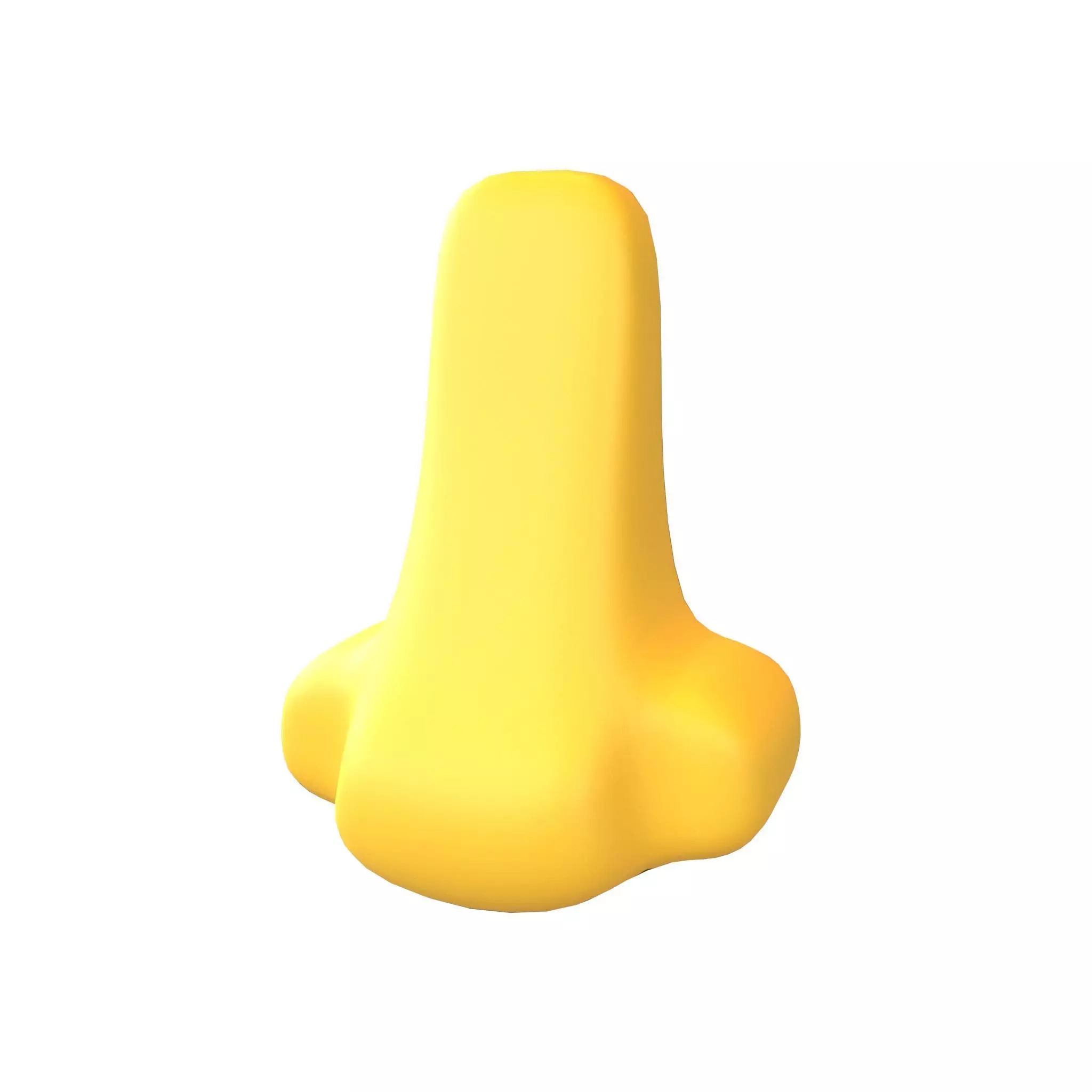 Nose Emoji v1 001 Low-poly 3D model_0