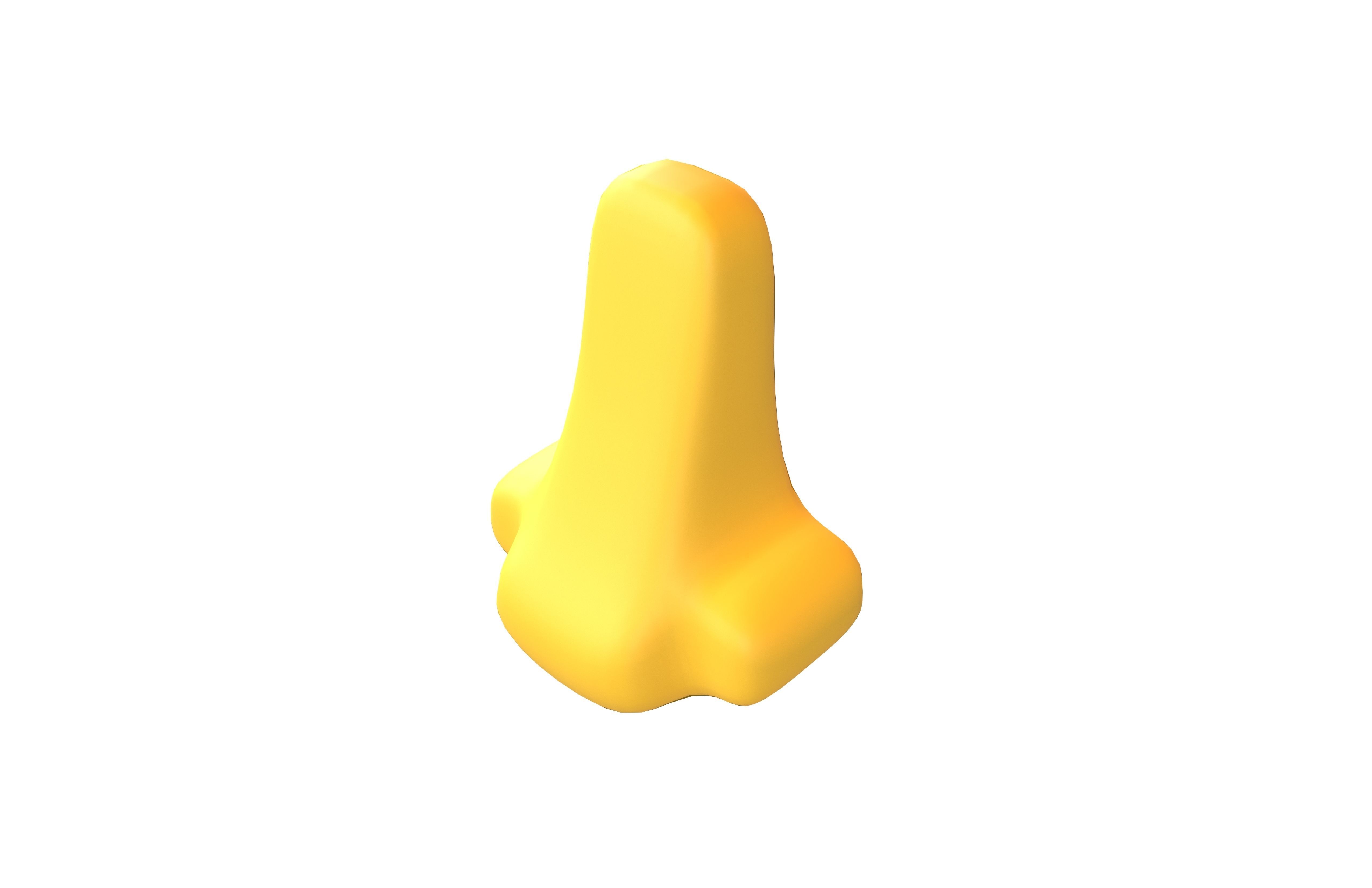 Nose Emoji v1 001 Low-poly 3D model_2