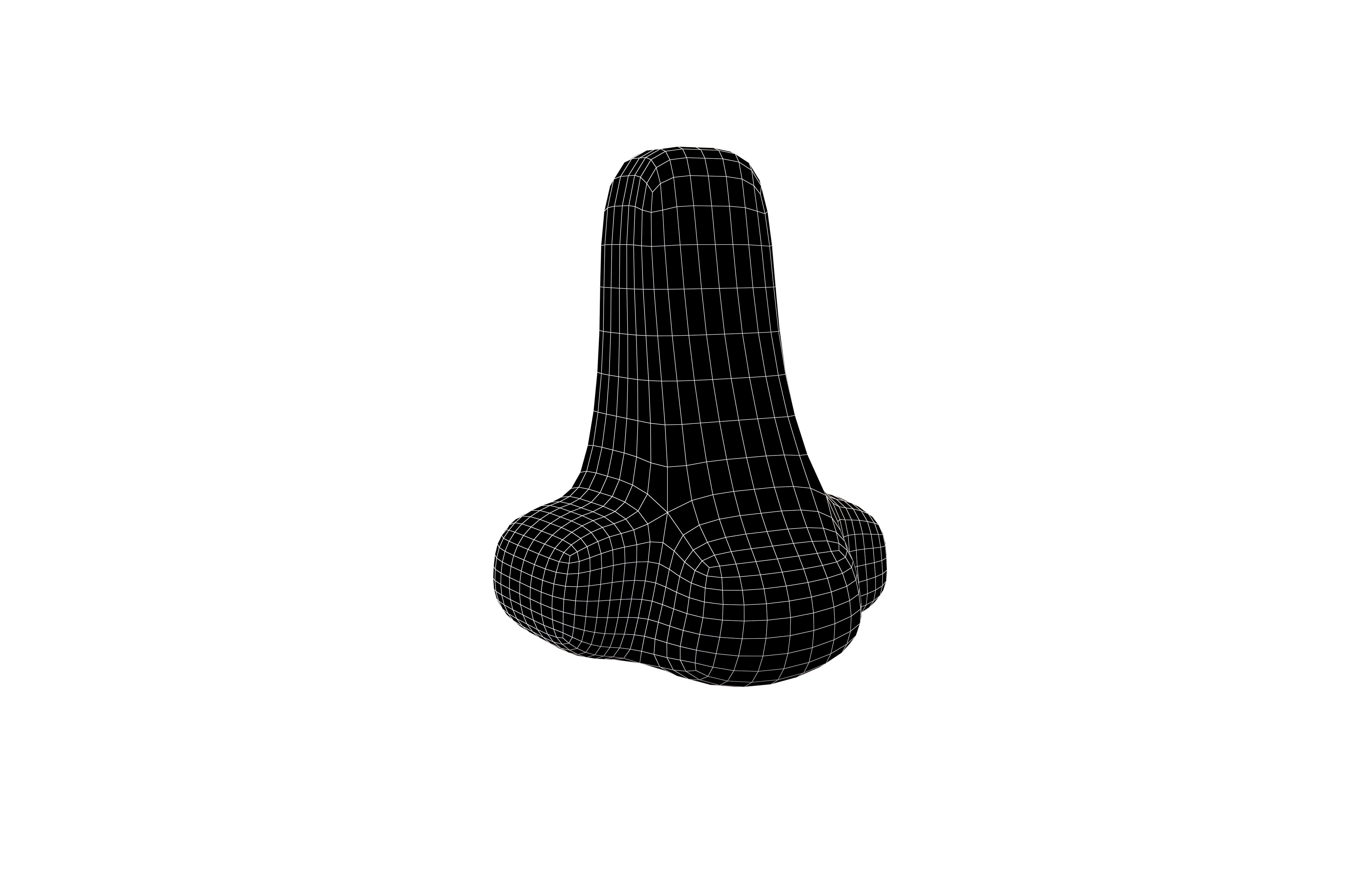 Nose Emoji v1 001 Low-poly 3D model_5