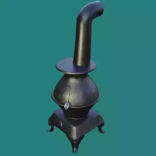 Potbelly wood burning stove