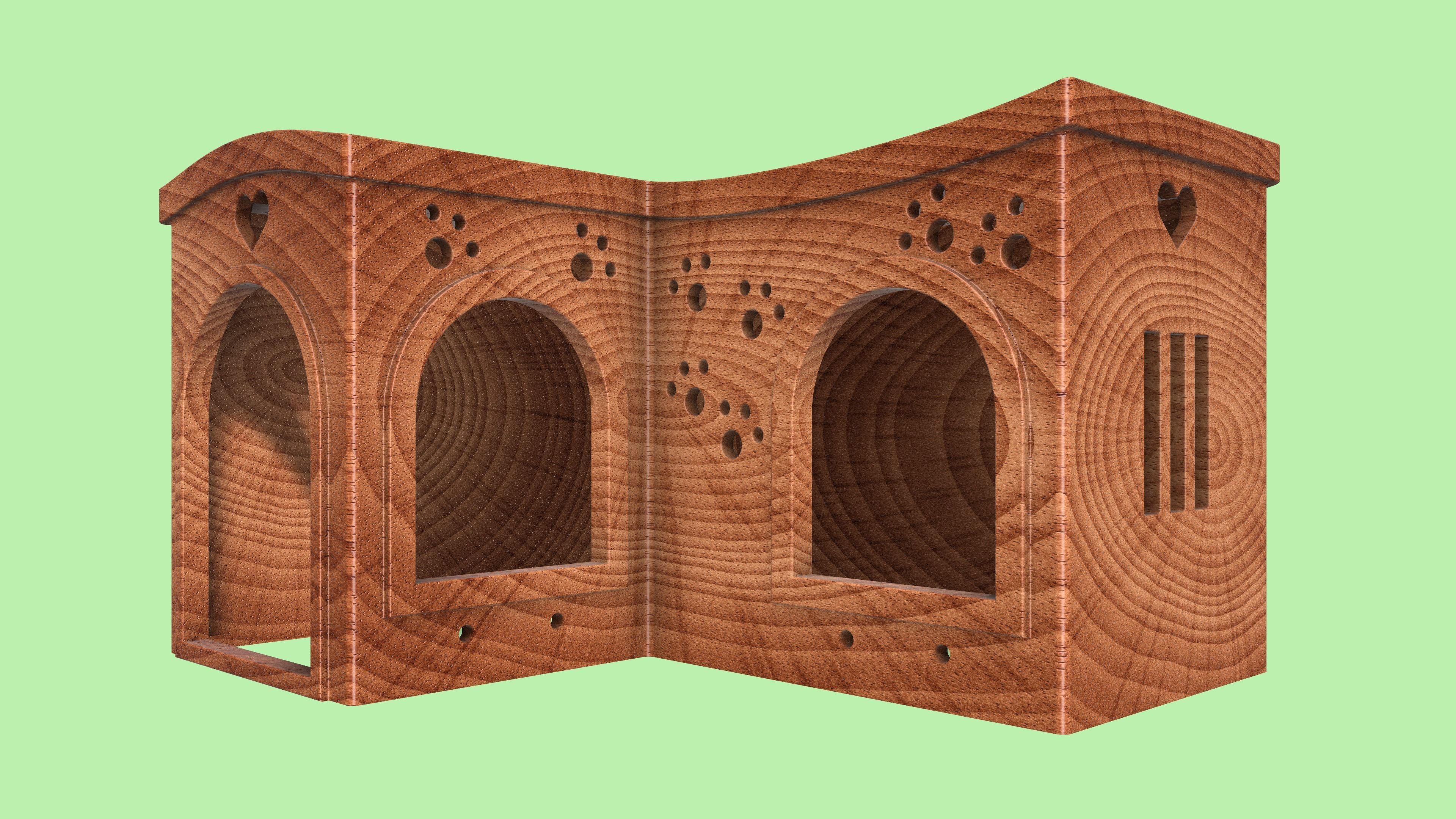 Animal Hideaway 3D print model_9