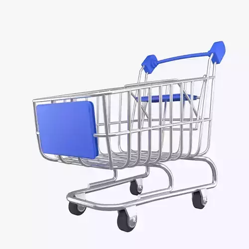 Shopping Trolley 3D model
