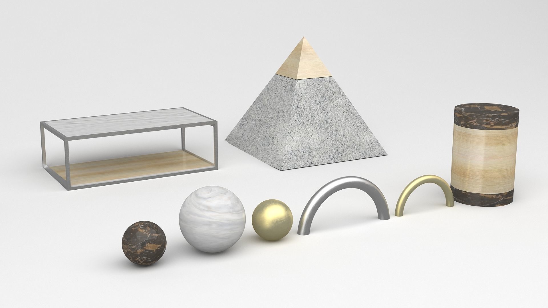 Abstract Theme 3D model_5