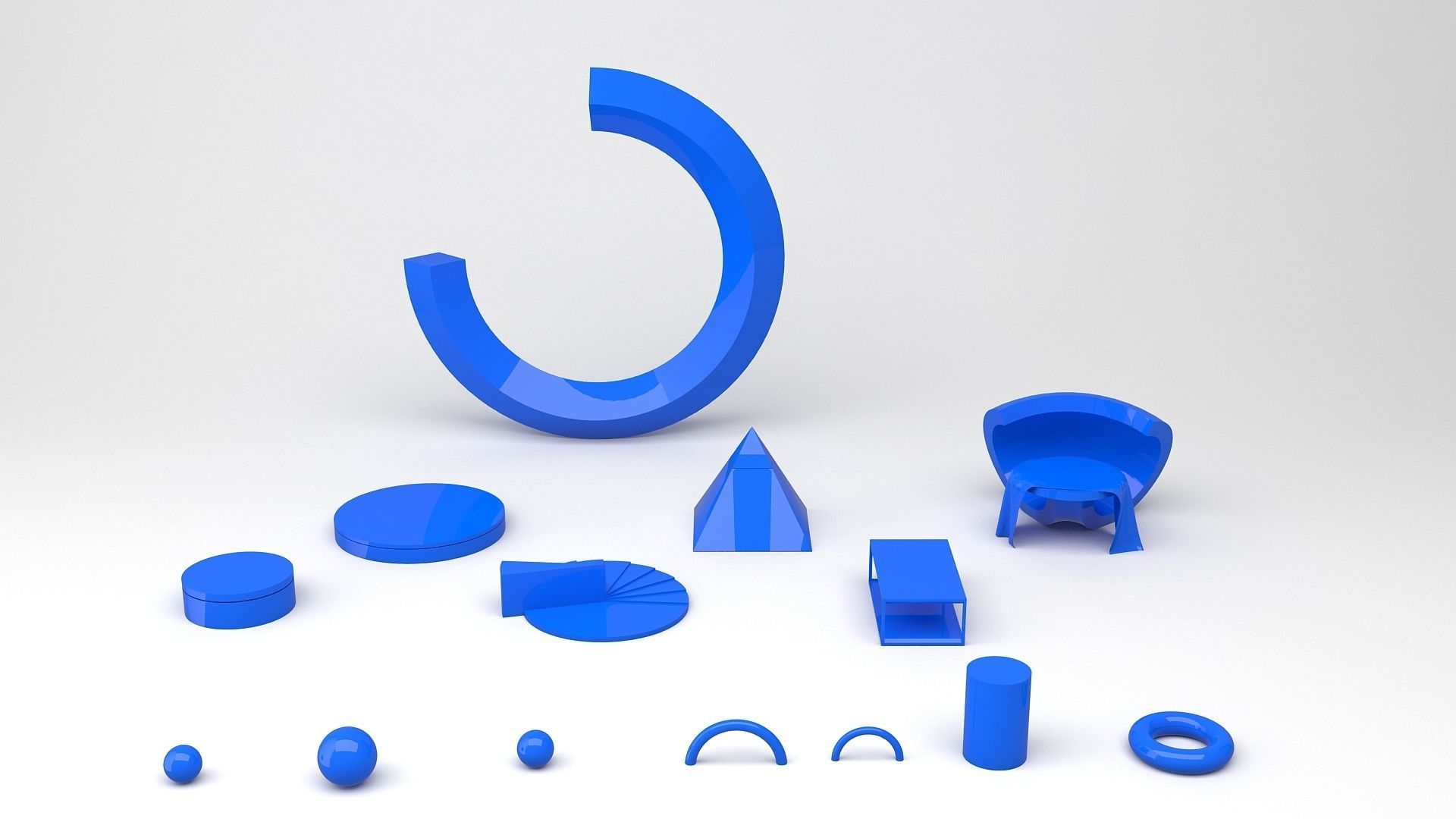 Abstract Theme 3D model_14