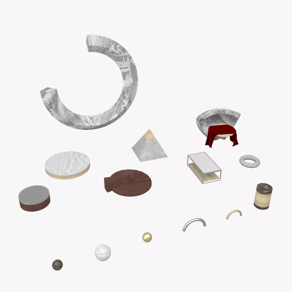 Abstract Theme 3D model_0