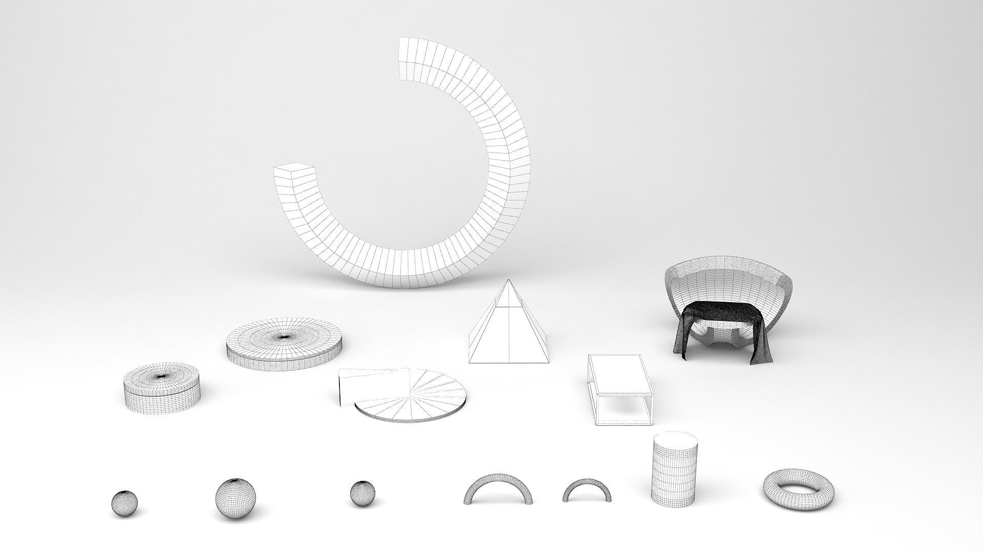 Abstract Theme 3D model_12