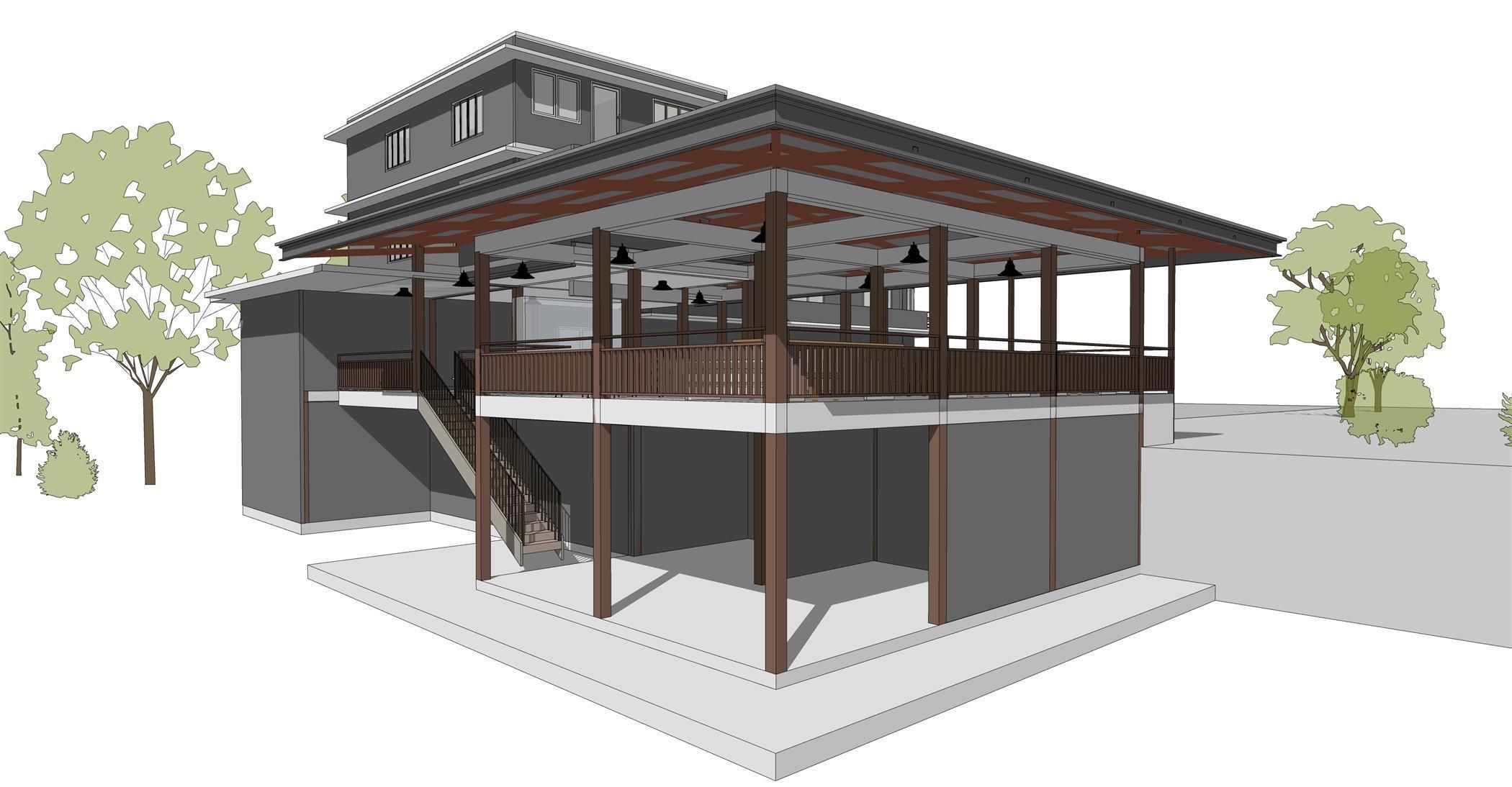 Old building renovation 3D model_4