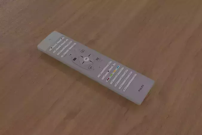 TV remote 3D model
