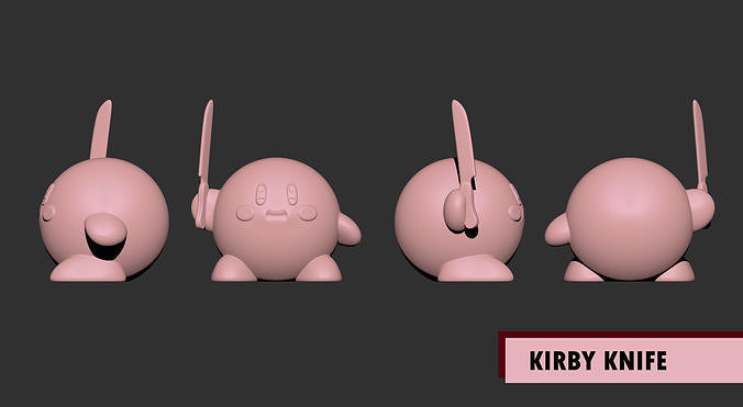 Knife Kirby 3D print model
