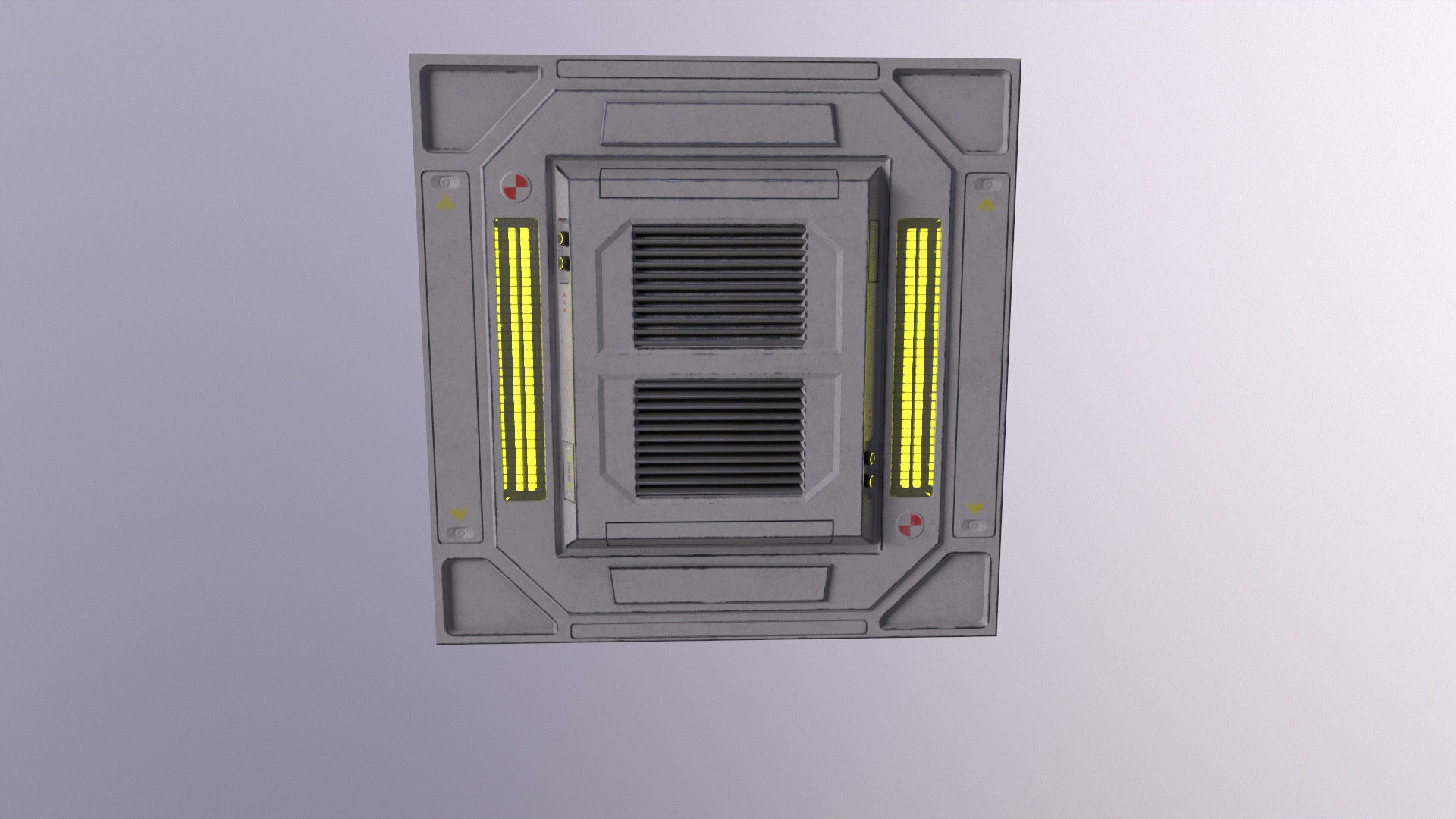 Architecture PBR Space Panels kitbash Low-poly 3D model_27