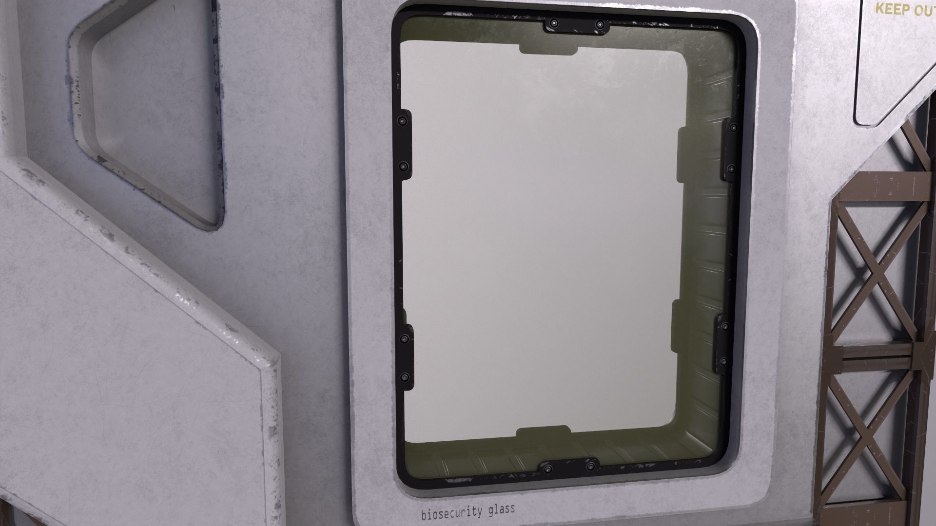 Architecture PBR Space Panels kitbash Low-poly 3D model_32