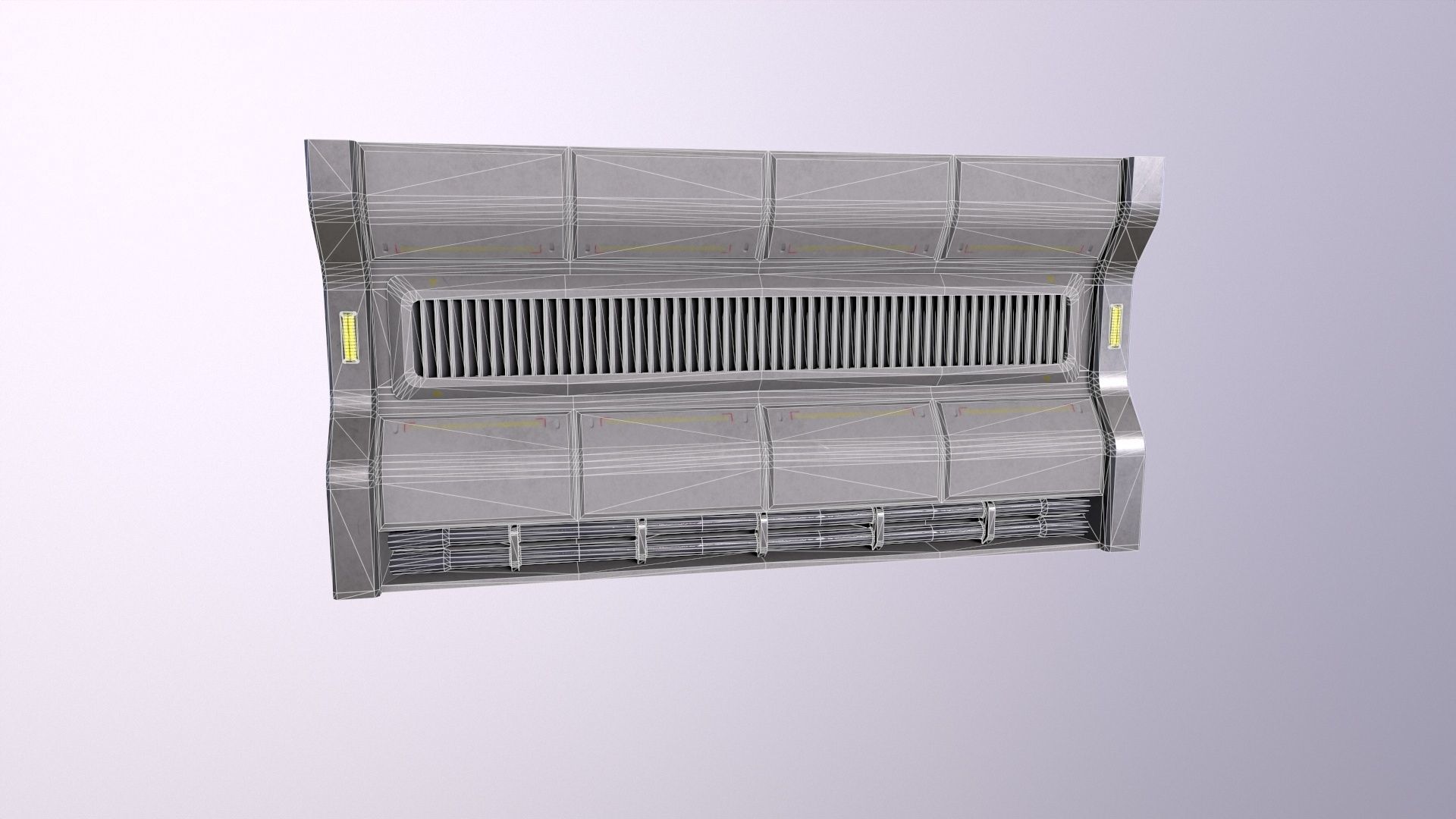 Architecture PBR Space Panels kitbash Low-poly 3D model_9