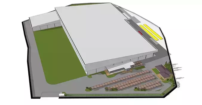 Factory layout -04 3D model