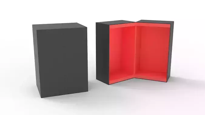 Vertical Magnetic Box 3D model