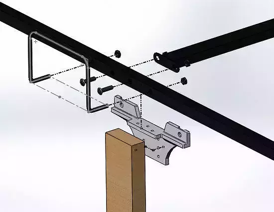 Renfort pour lit amovible 3D print model