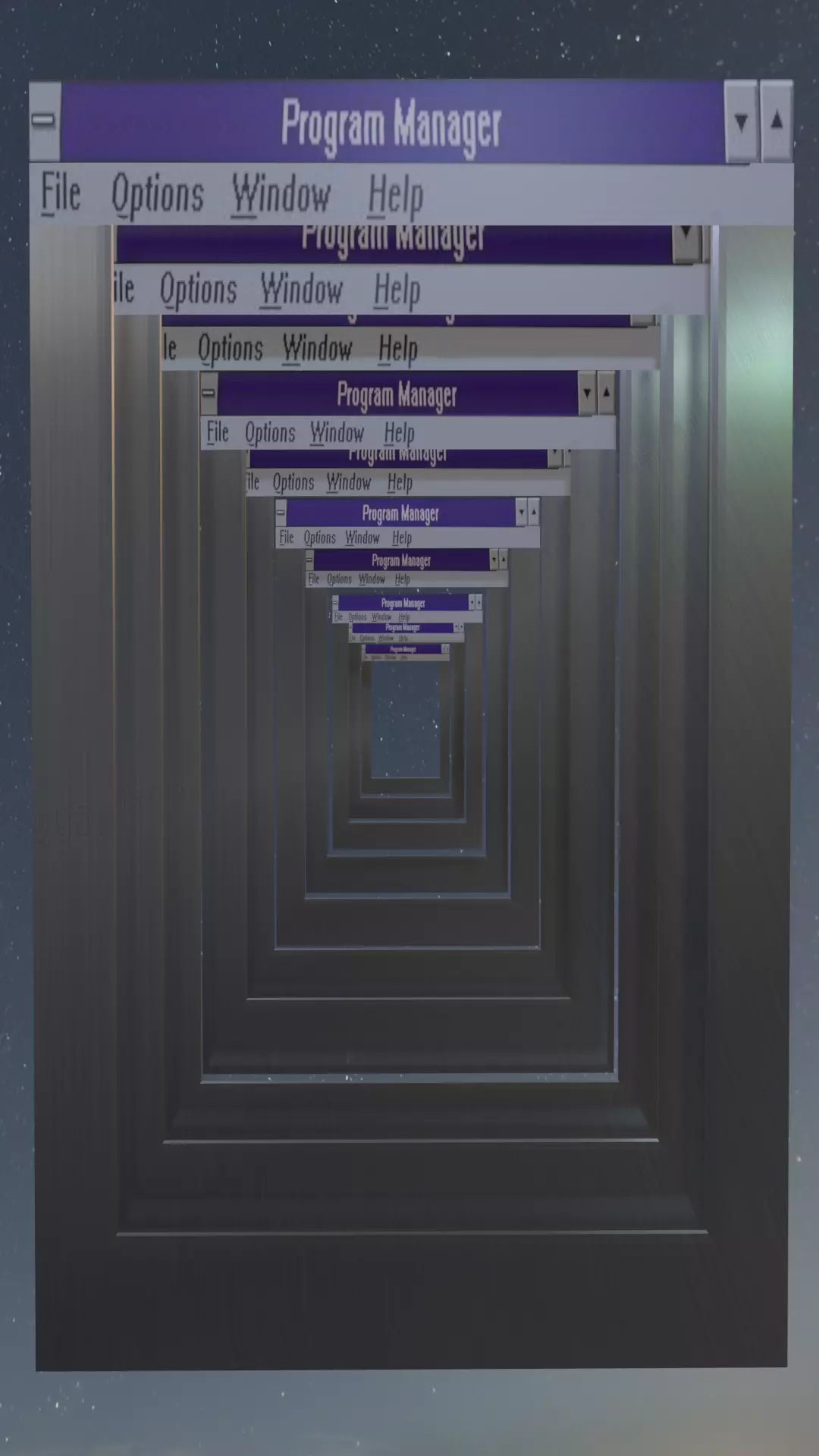kumobaby computer screen showing program manager Free 3D model