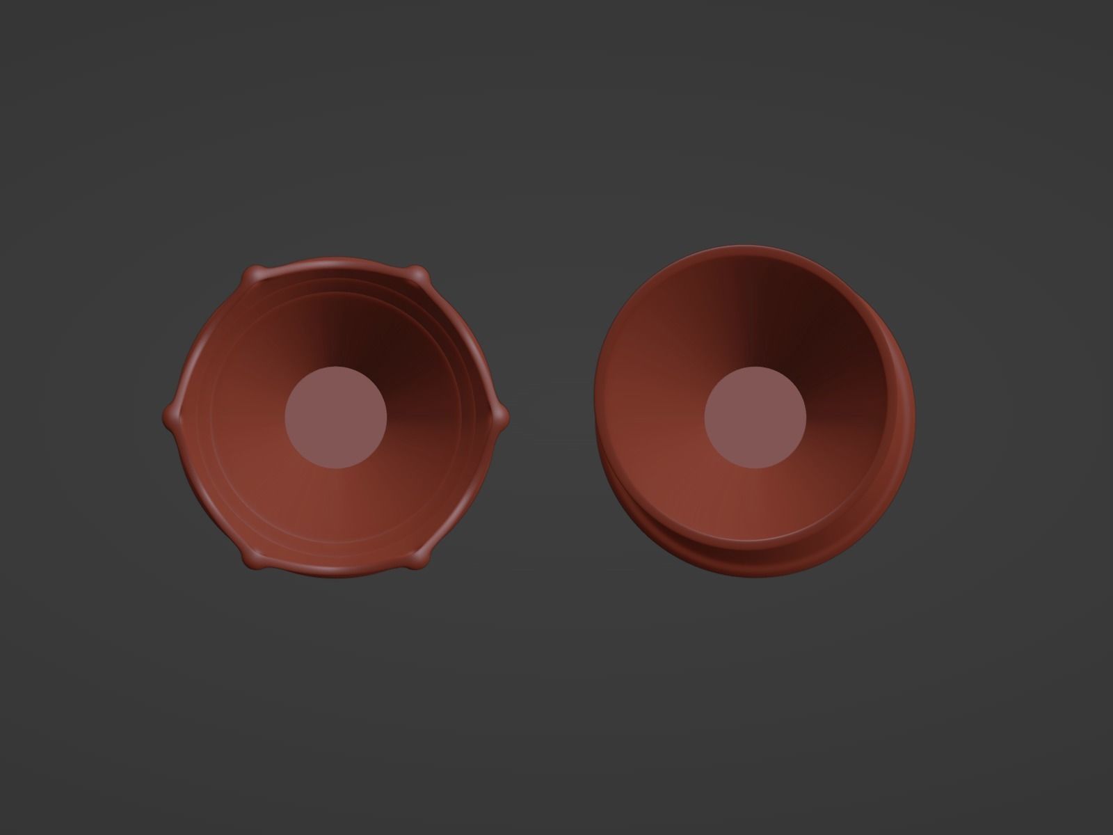 Vases King and Queen 3D print model_4