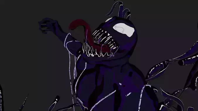 venom sculpt 3D model