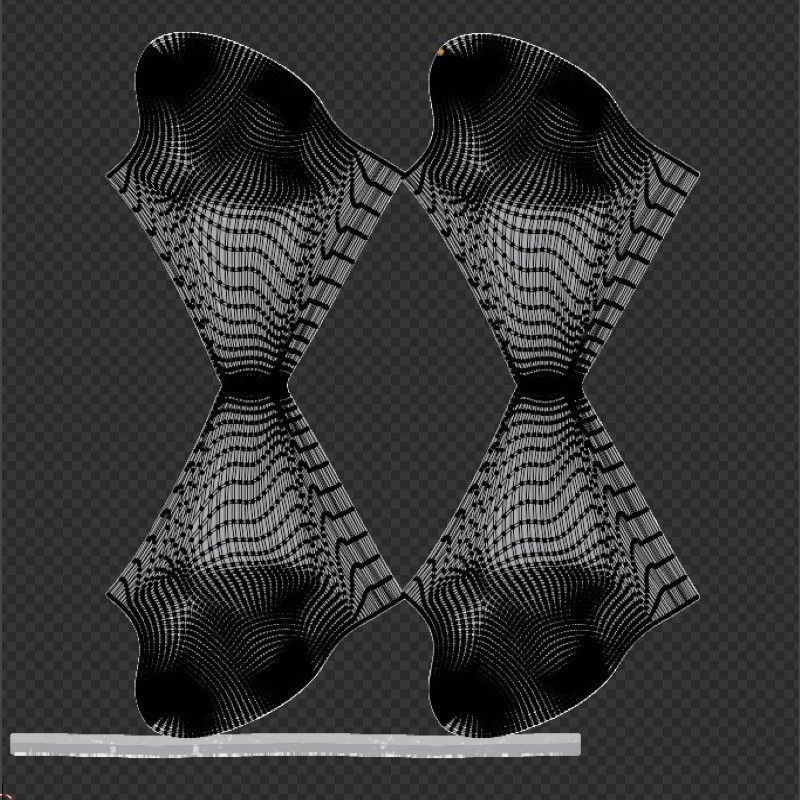 Double Sided Axe Photorealistic Low-poly 3D model_8