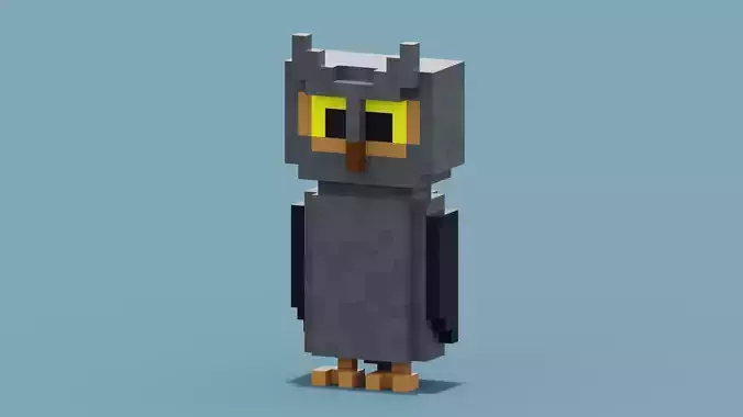 Voxel Owl