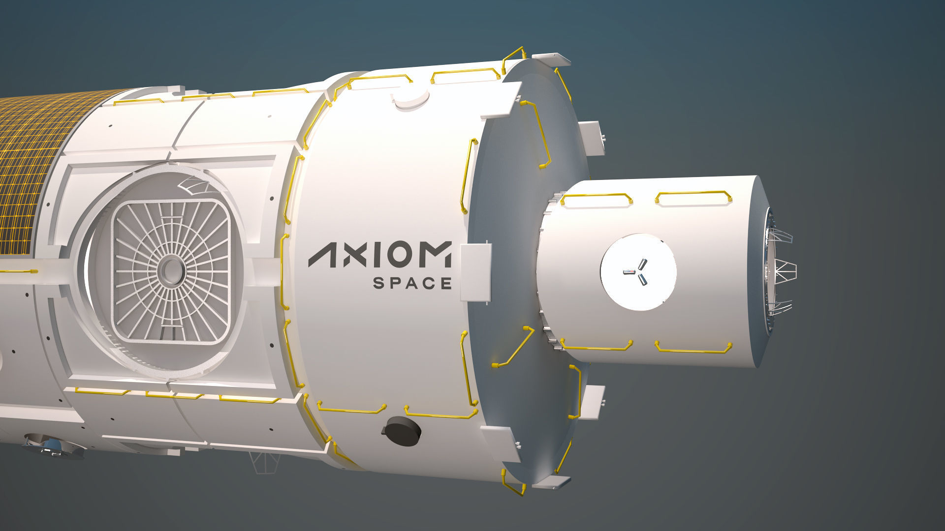 The Axiom Space Station Assembly 3D model_32