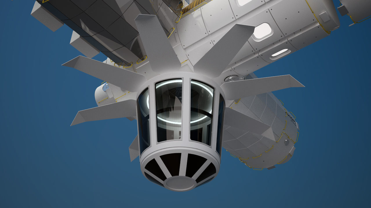 The Axiom Space Station Assembly 3D model_17