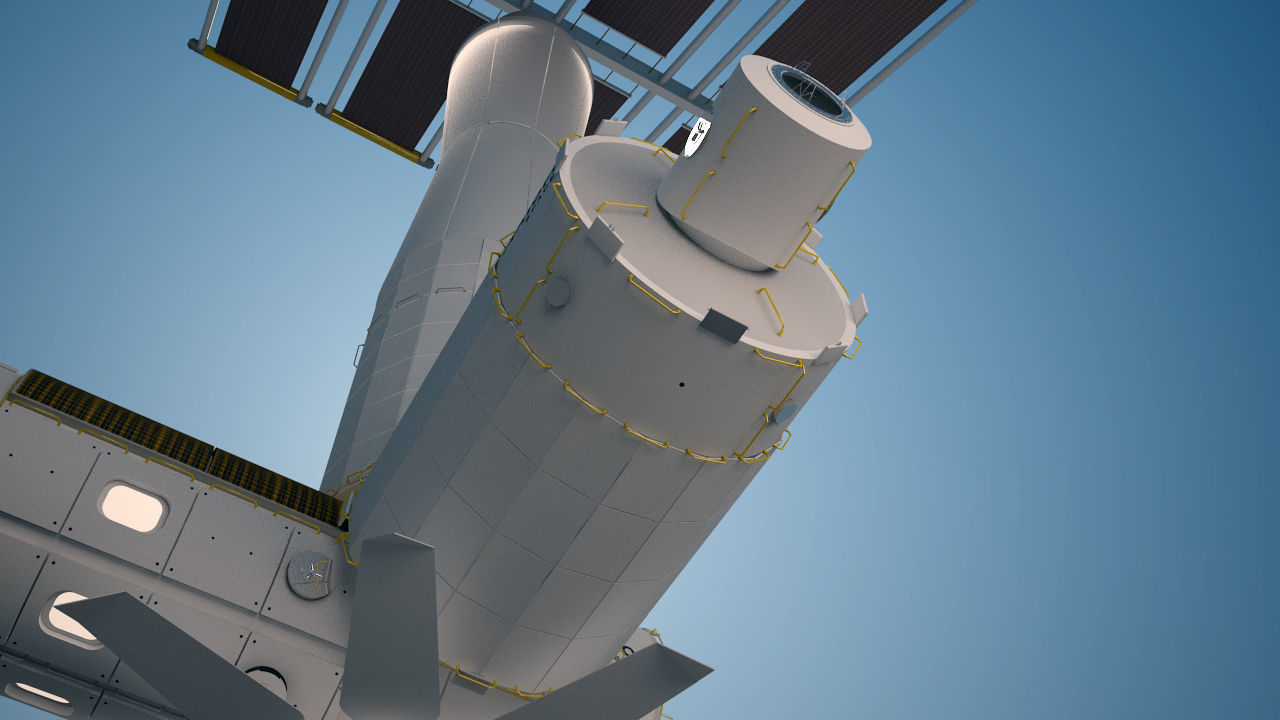 The Axiom Space Station Assembly 3D model_20