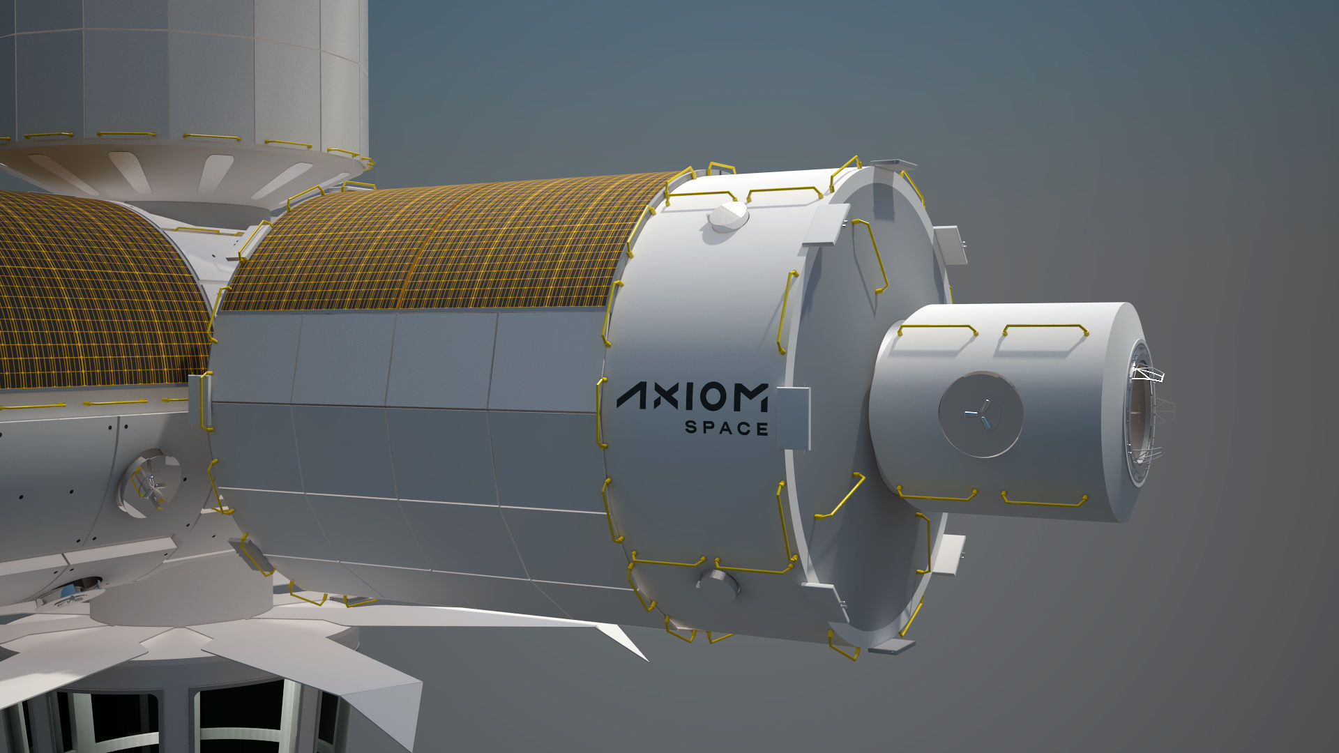 The Axiom Space Station Assembly 3D model_40