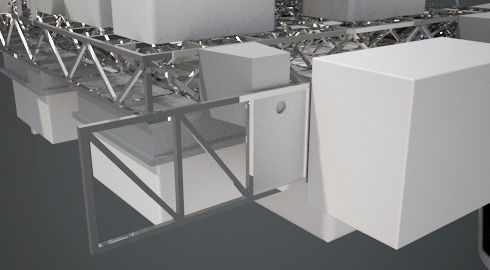 The Axiom Space Station Assembly 3D model_11