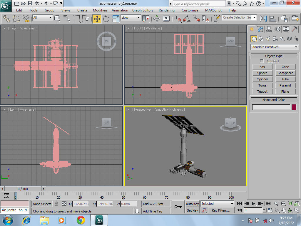 The Axiom Space Station Assembly 3D model_41