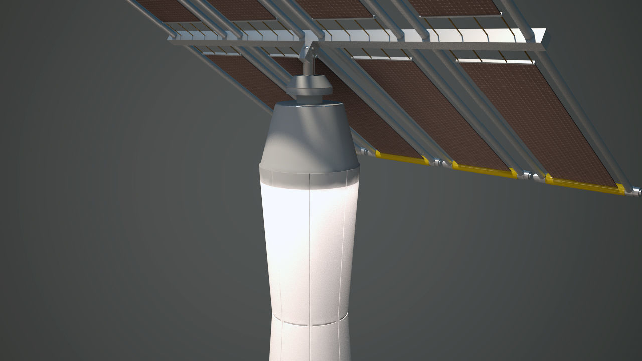 The Axiom Space Station Assembly 3D model_21