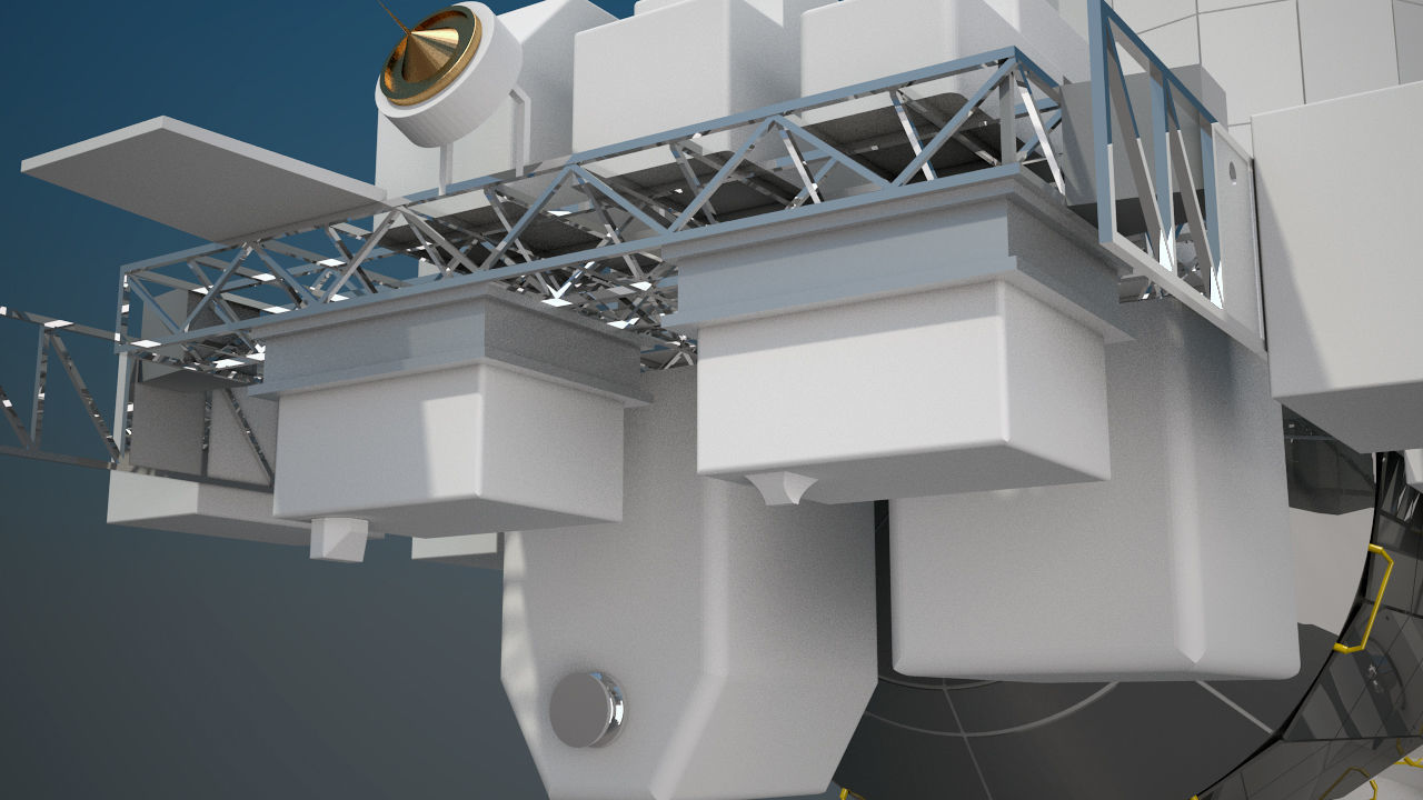 The Axiom Space Station Assembly 3D model_27