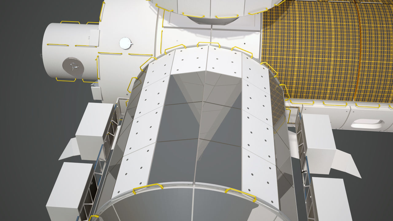 The Axiom Space Station Assembly 3D model_24