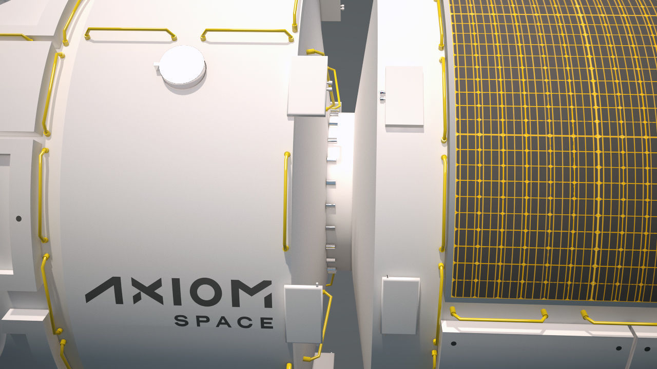 The Axiom Space Station Assembly 3D model_2