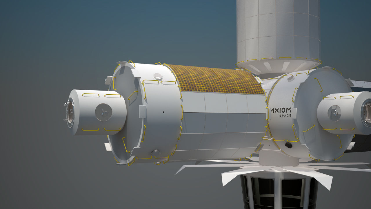 The Axiom Space Station Assembly 3D model_13