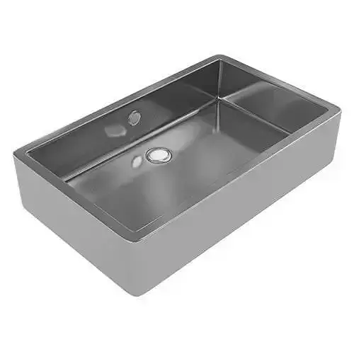Modern Black Square Wash Basin