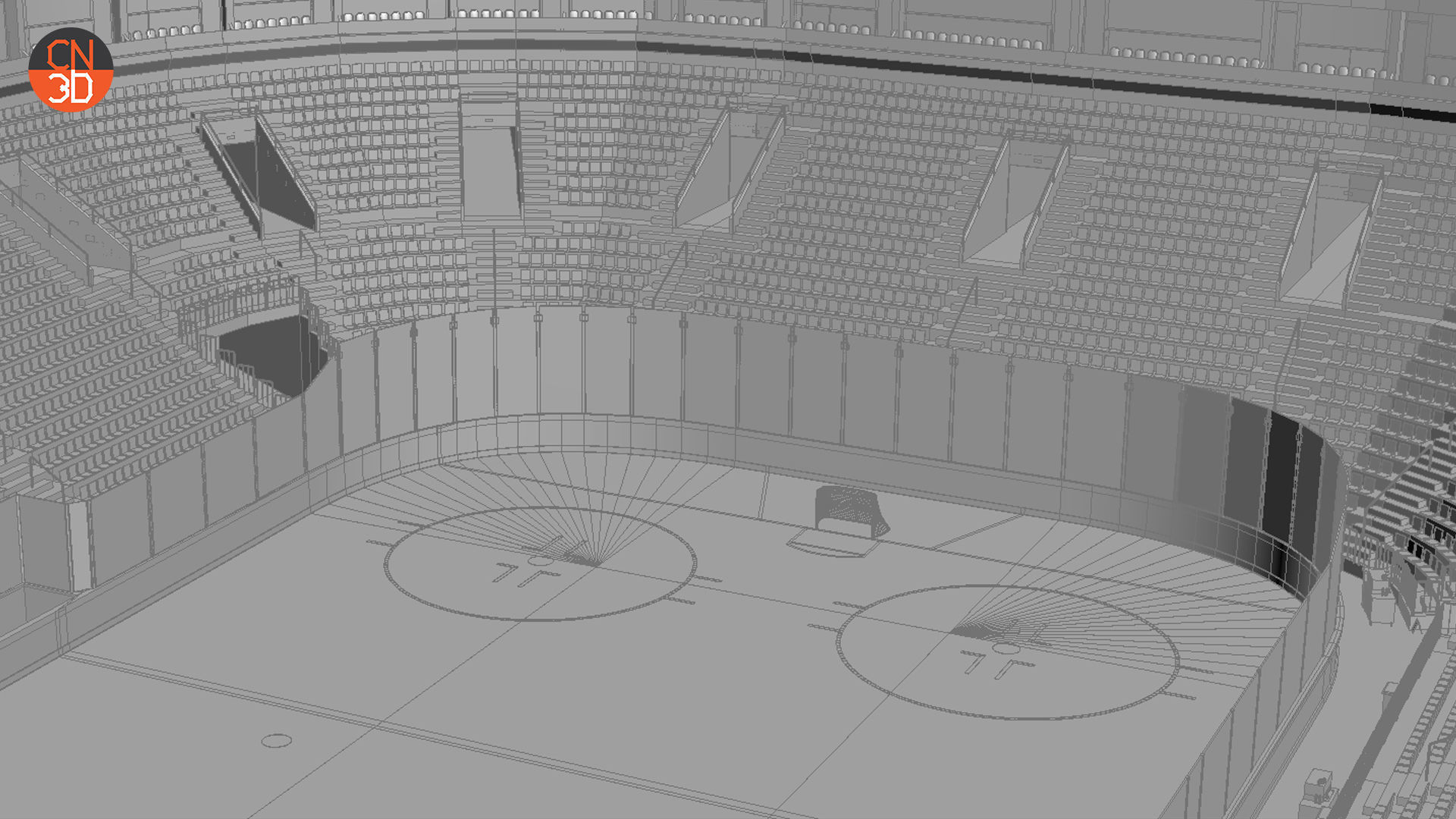 Two NHL and IIHF arenas 3D Model Collection_11