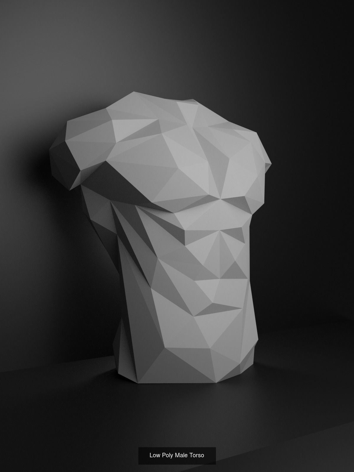 Low Poly Printable Collection gorilla _2