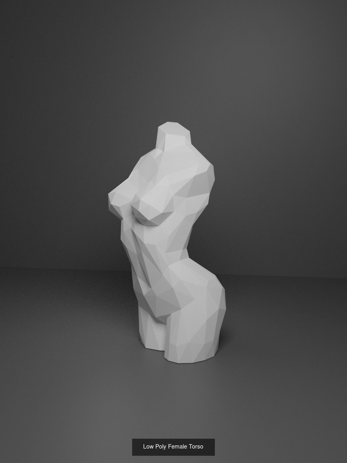 Low Poly Printable Collection gorilla _3