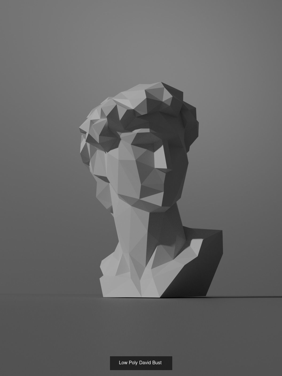 Low Poly Printable Collection gorilla _5