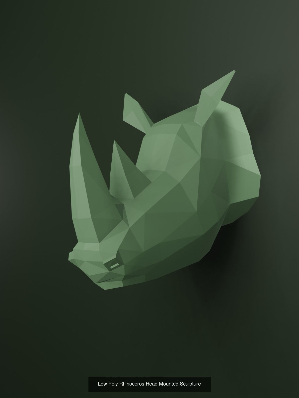 Low Poly Printable Collection gorilla _4