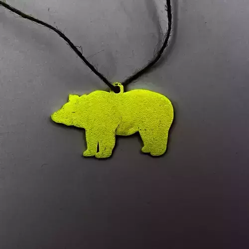 BEAR PENDANT NECKLACE JEWELRY EARRINGS
