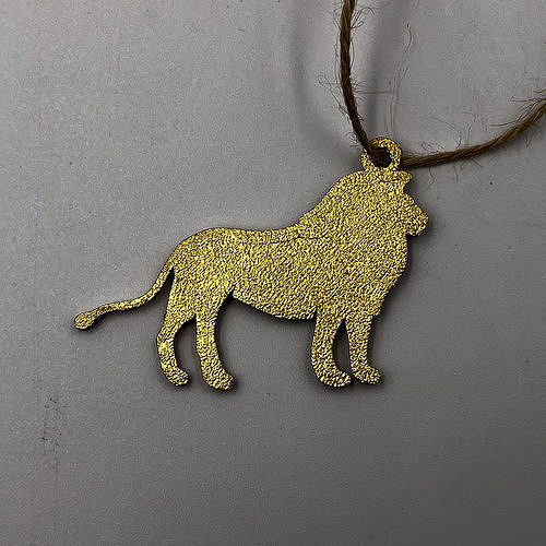 LION PENDANT NECKLACE JEWELRY EARRINGS 3D print model