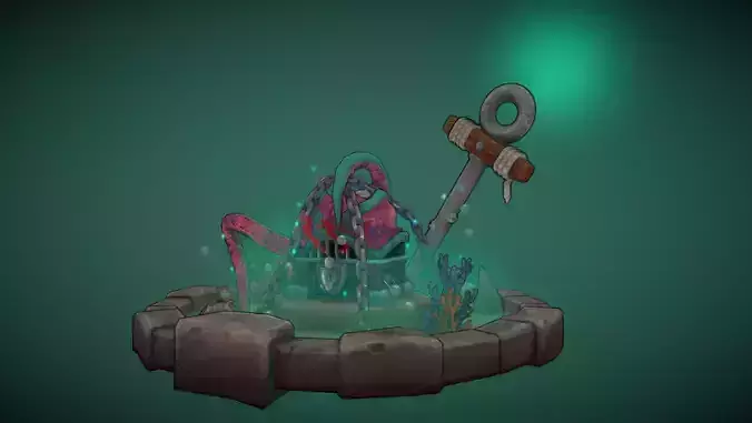 Kraken chest from the cursed swamp